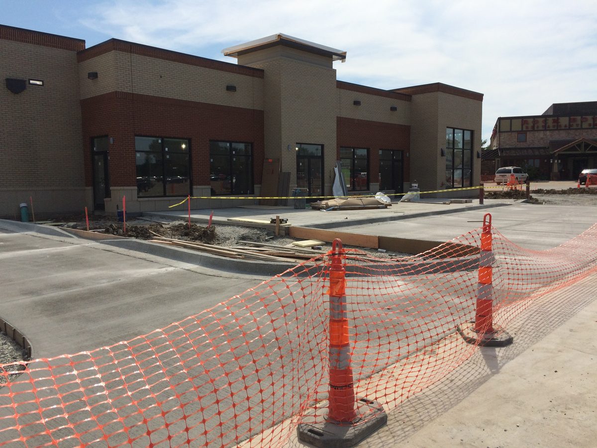 Commercial concrete flatwork
